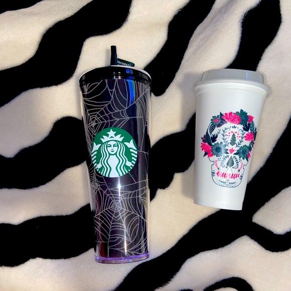 Starbucks 2021 Halloween Glow Spiderweb & Color change🕸 Mexico cups - Picture 1 of 5